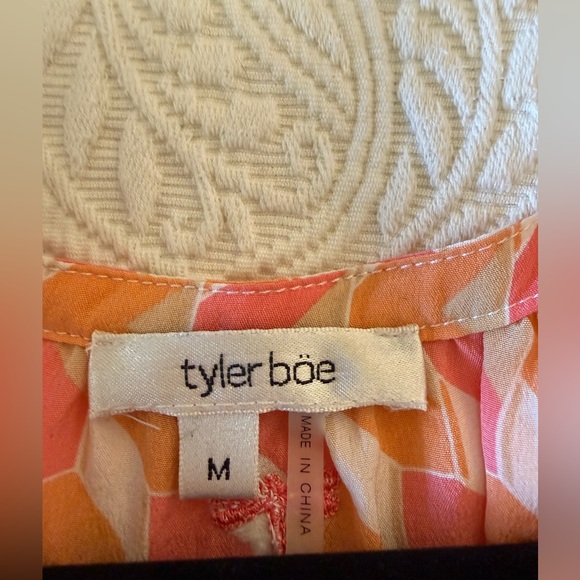 Tyler Böe SILK Chevron Patterned Blouse - Picture 10 of 12